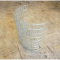 Hot-dipped galvanized round welded gabion box